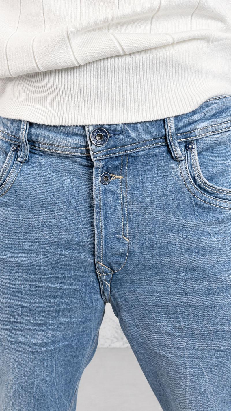 GLACIER STRAIGHT JEANS - BLEU CLAIR