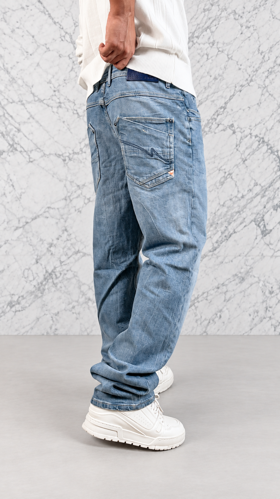 GLACIER STRAIGHT JEANS - BLEU CLAIR