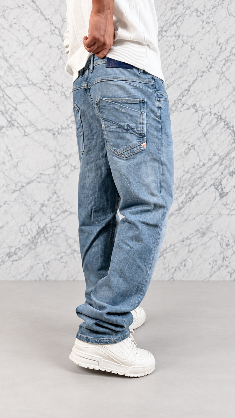GLACIER STRAIGHT JEANS - BLEU CLAIR